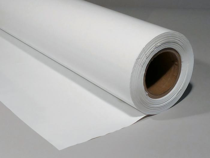 Tischfolie - Tischdecke - Biertischdecke 45µm weiß LDPE 80cm x 50,0m - eventBASICS